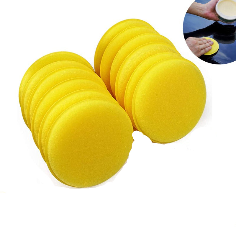 12pcs Car Foam Wax Applicator Pad with Microfiber Towel