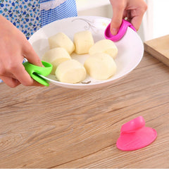 Silicone Finger Cots Heat Resistant Kitchen Gloves & Oven Tongs