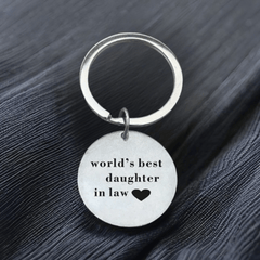 Daughter In Law Creative Keychain Decoration For Car Keys
