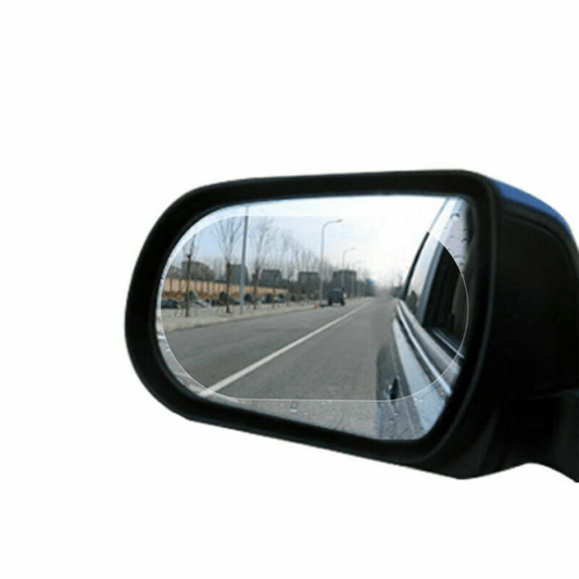 2pcs RV Rainproof Clear Film Rearview Mirror Protective Anti Fog Waterproof Film
