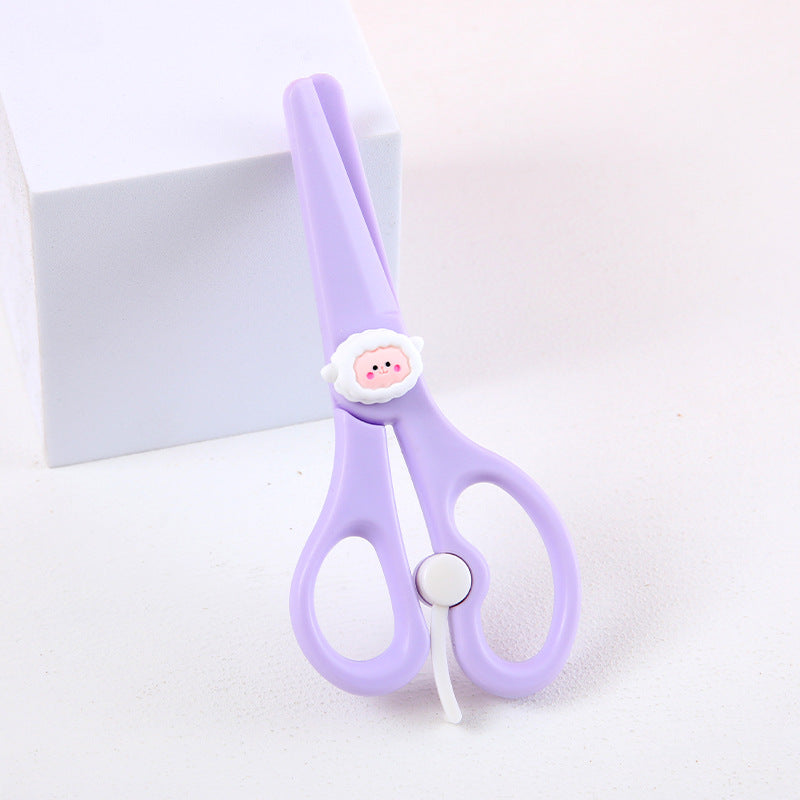 Safety Scissors for Kids Craft - Animal Design Plastic Scissors