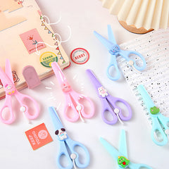 Safety Scissors for Kids Craft - Animal Design Plastic Scissors