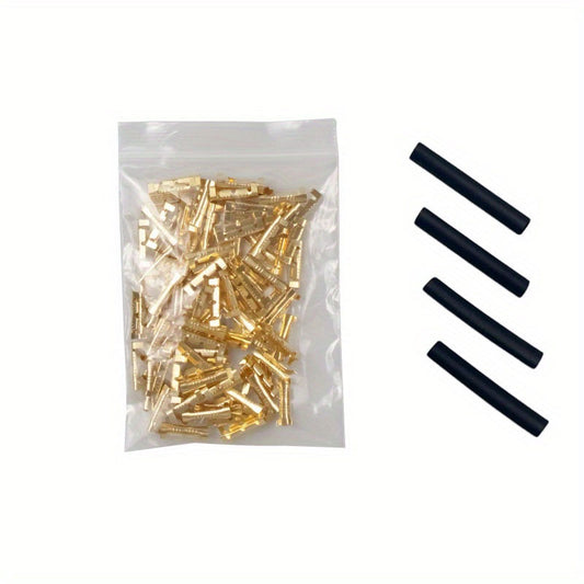 100pcs U Shaped Terminal Tab Cold Inserts Connectors 0.3-1.5mm2