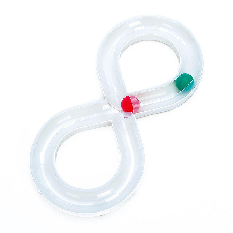 Interactive Cat Turntable Track Plastic Cat Toy Plate For Indoor Cats Kittens