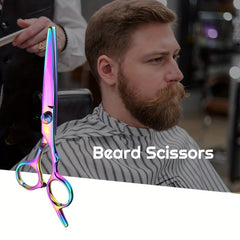 Rainbow Hair Cutting Scissors Hair Thinning Shears - Professional Grade