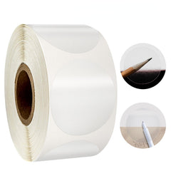 1000pcs 2roll Transparent Circular Self Adhesive Sticker Seal Label