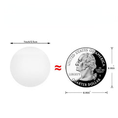 1000pcs 2roll Transparent Circular Self Adhesive Sticker Seal Label