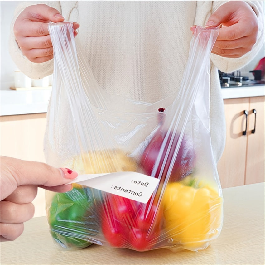 120pcs Removable Refrigerator Food Storage Paper Stickers Pantry Date Labels
