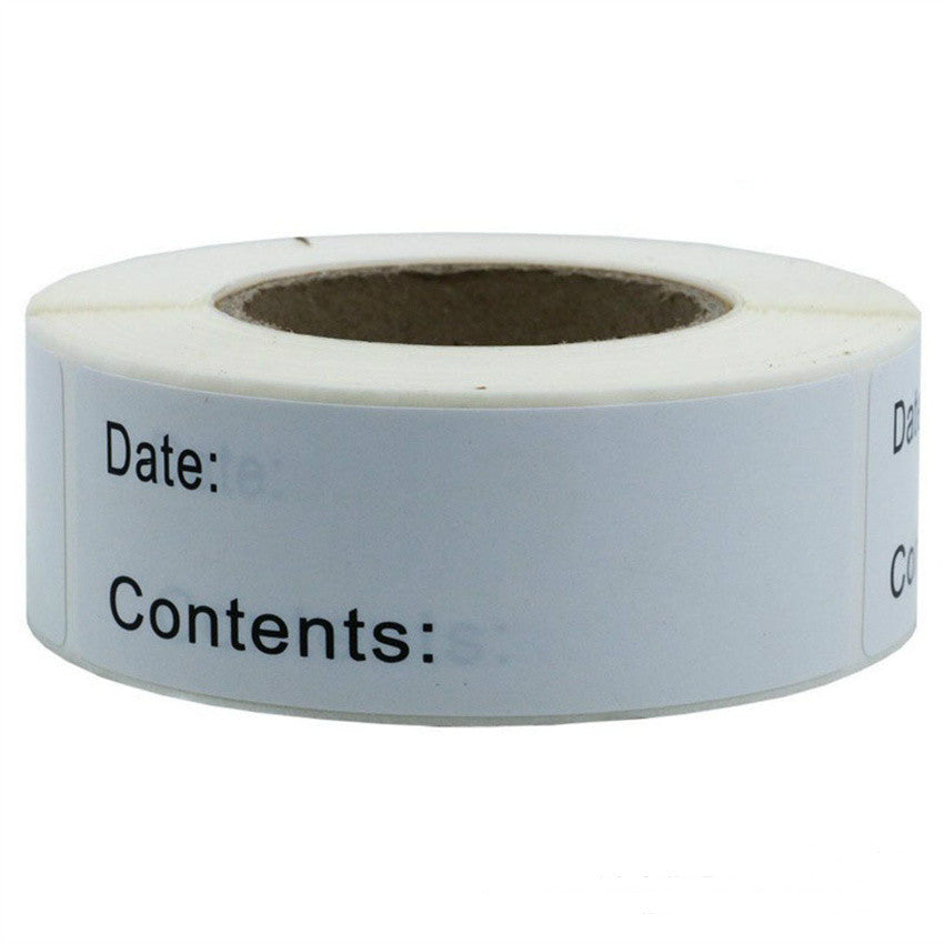 120pcs Removable Refrigerator Food Storage Paper Stickers Pantry Date Labels
