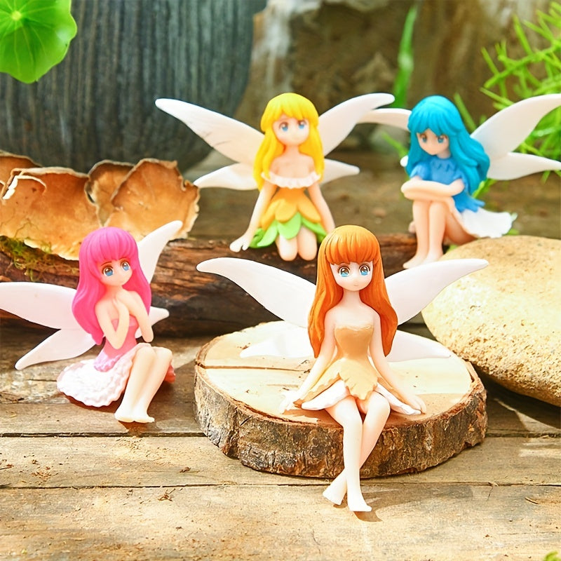 Mini Fairy Resin Crafts Desktop Ornament DIY Wedding Cake Decoration