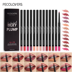 Waterproof Matte Lip Liner Pen Set Long Lasting Makeup