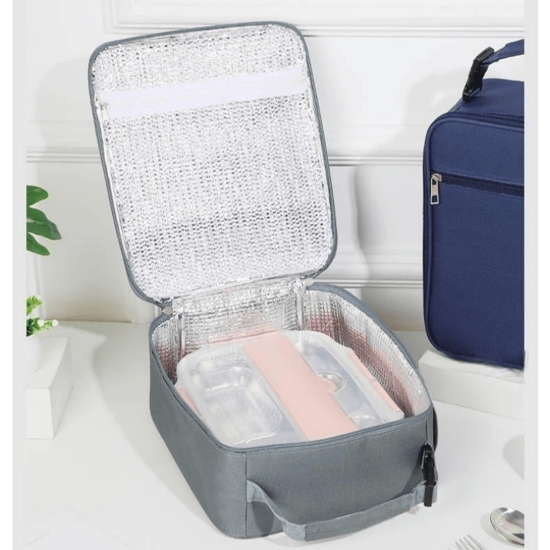 Portable Lunch Bag Aluminum Foil Thickened Insulation Bento Bag