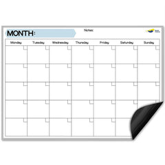 Magnetic Dry Erase Calendar For Fridge Monthly Board Calendar For Refrigerator