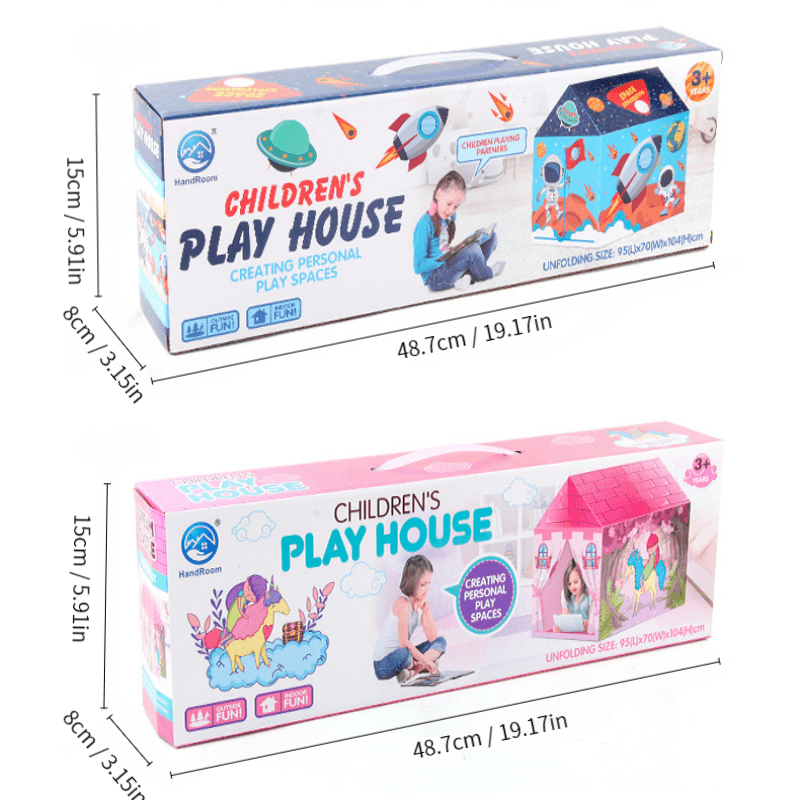 Space Rocket Tent Play House Indoor Outdoor Game House