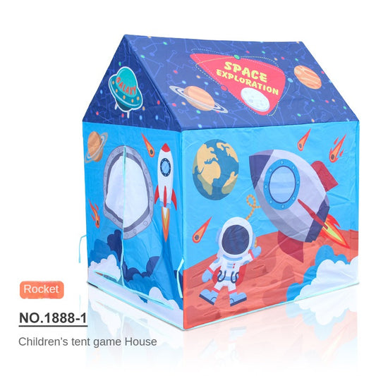 Space Rocket Tent Play House Indoor Outdoor Game House