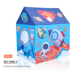 Space Rocket Tent Play House Indoor Outdoor Game House