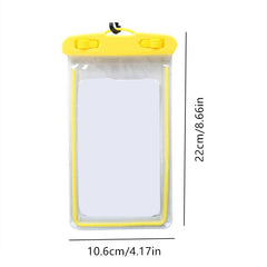 2pcs Nightlight Phone Waterproof Bag 6 inch Case