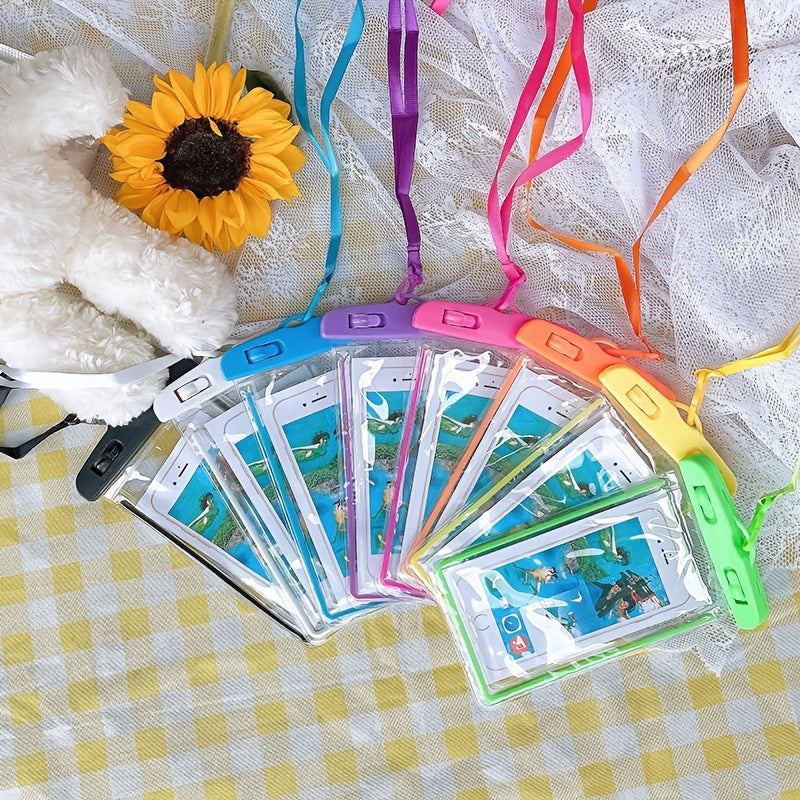 2pcs Nightlight Phone Waterproof Bag 6 inch Case