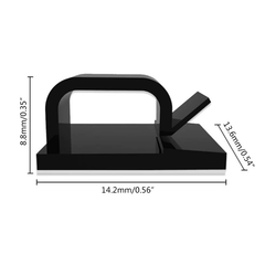 RV Desktop Cable Organizer Self-adhesive Wire Clip Punch