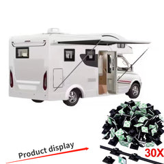RV Desktop Cable Organizer Self-adhesive Wire Clip Punch