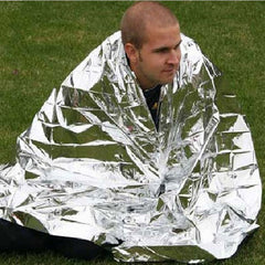 Emergency Thermal Blanket Waterproof Survival Aluminum Foil Space Rescue