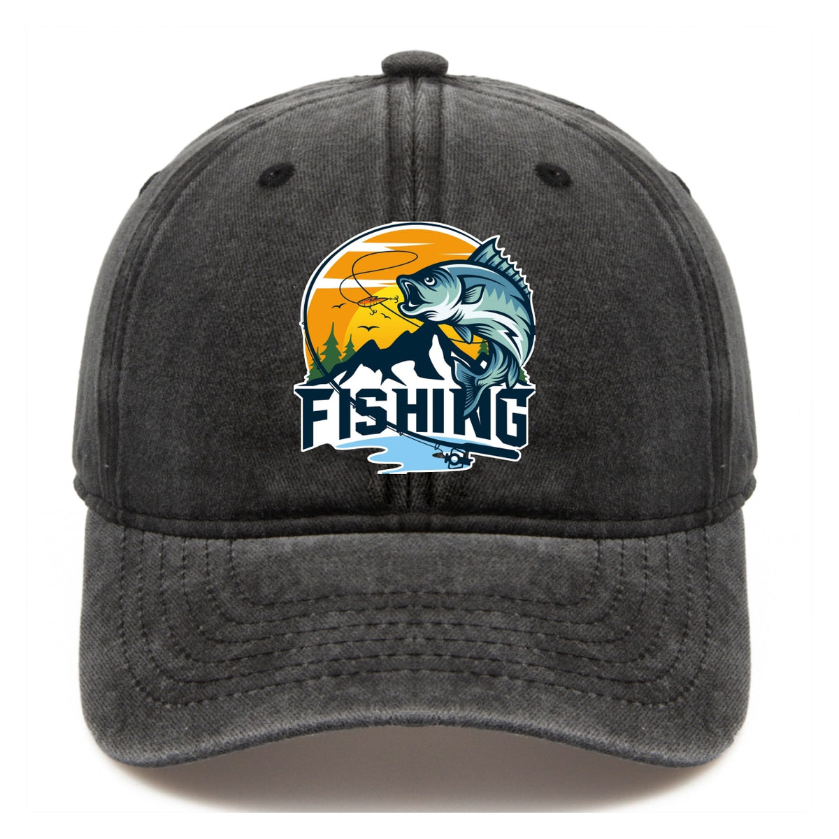Unisex Washed Distressed Peaked Hat Fashionable Hip Hop Sunscreen Hat