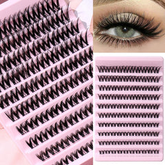 Cluster False Eyelashes Large Capacity Natural Thick Segmented False Eyelashes