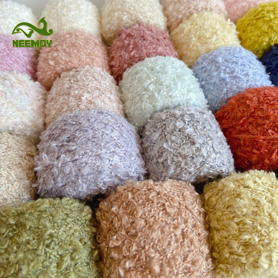 Wool Hoop Thread for DIY Knitting and Crocheting Soft Scarf Sweater Glove 50g