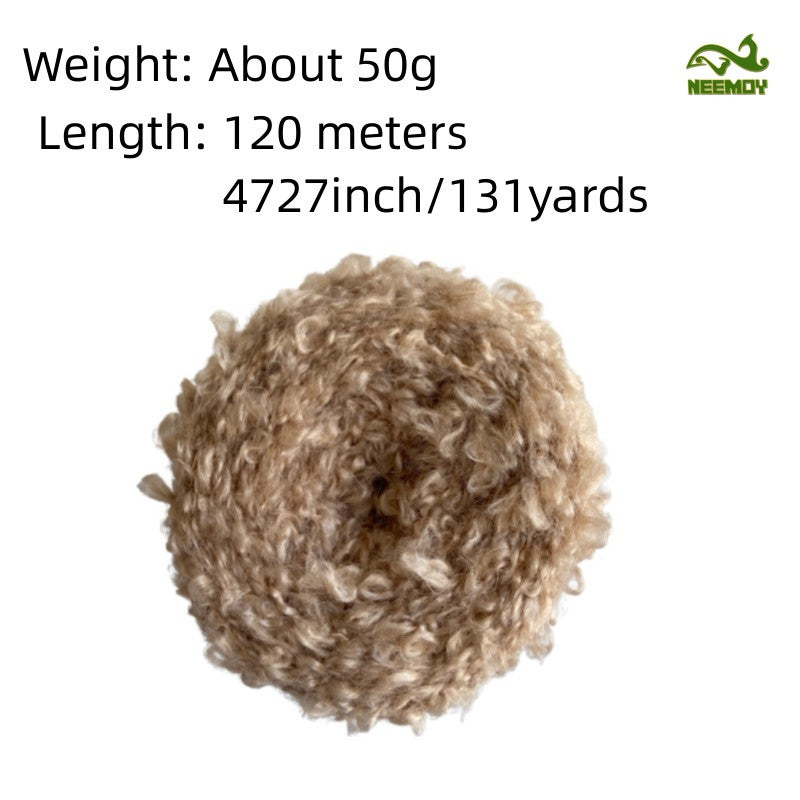 Wool Hoop Thread for DIY Knitting and Crocheting Soft Scarf Sweater Glove 50g