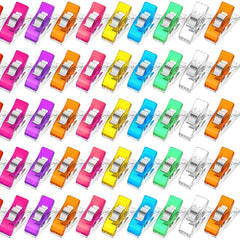 50pcs Colorful Sewing Clips Multipurpose Craft Clamps