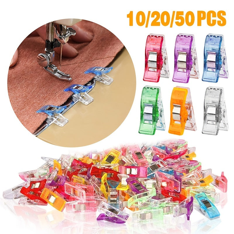 50pcs Colorful Sewing Clips Multipurpose Craft Clamps