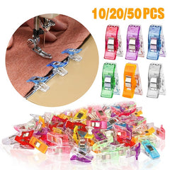 50pcs Colorful Sewing Clips Multipurpose Craft Clamps