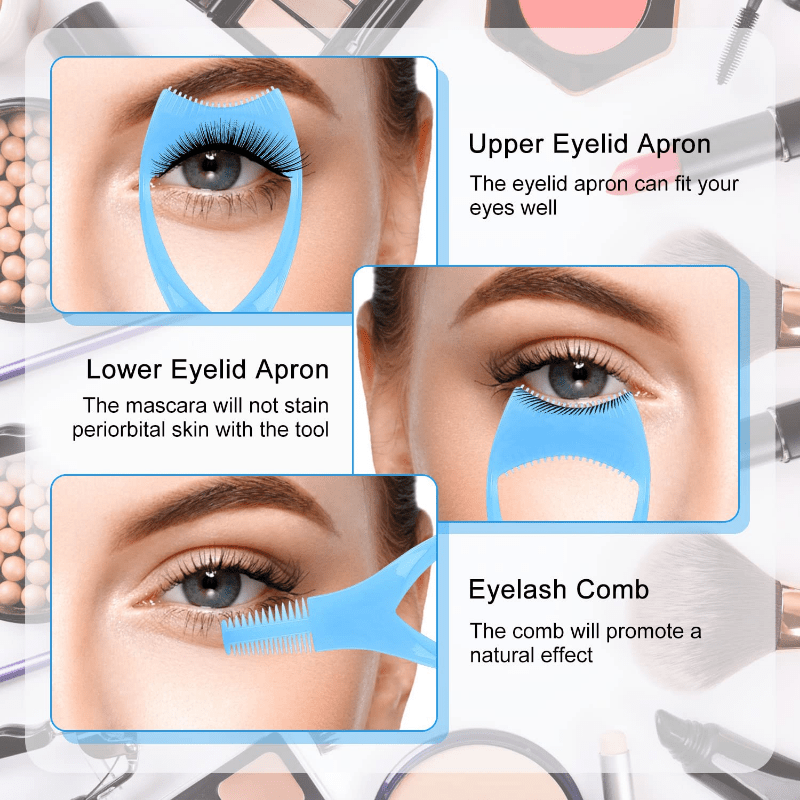 3Pcs Lash Buddy Mascara Shield Guard Eyelash Flawless Application