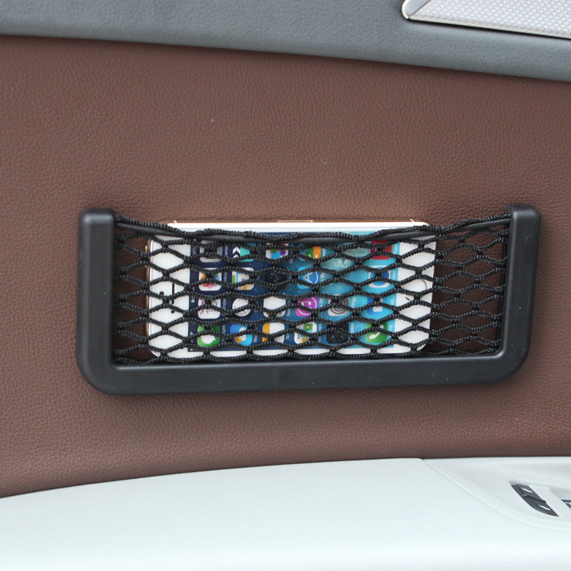 Stylish Mesh Seat Side Storage Bag for Phone and Sundries