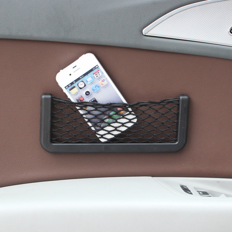 Stylish Mesh Seat Side Storage Bag for Phone and Sundries