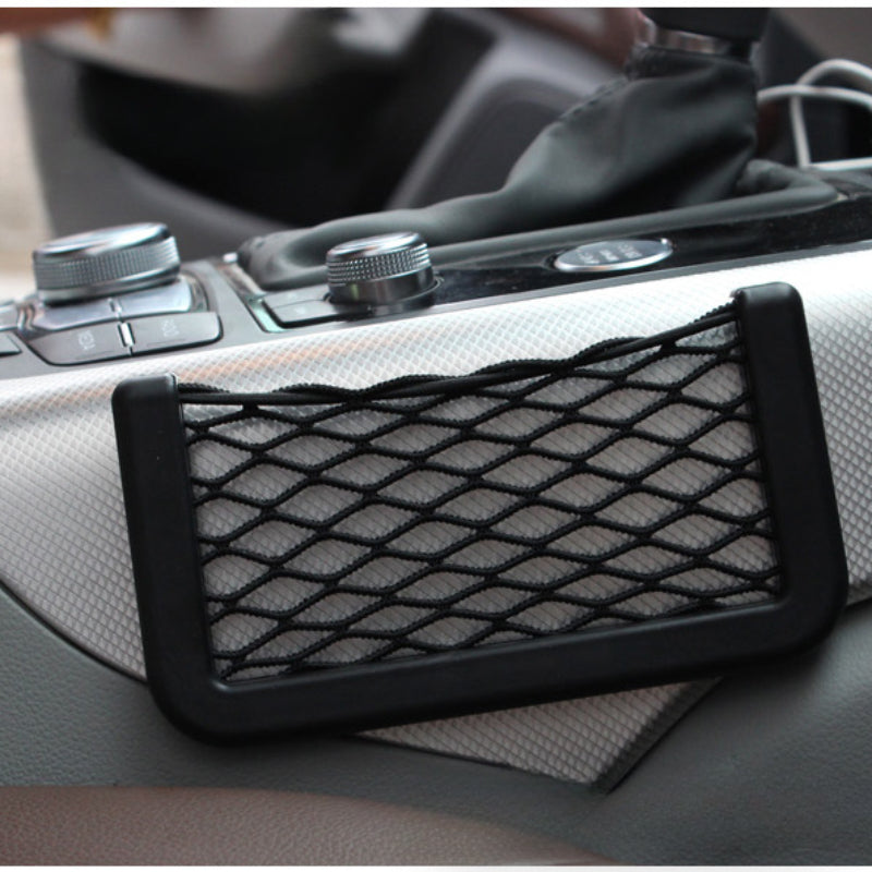 Stylish Mesh Seat Side Storage Bag for Phone and Sundries