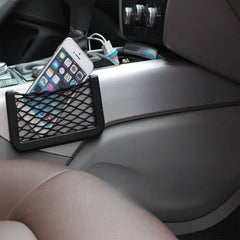 Stylish Mesh Seat Side Storage Bag for Phone and Sundries