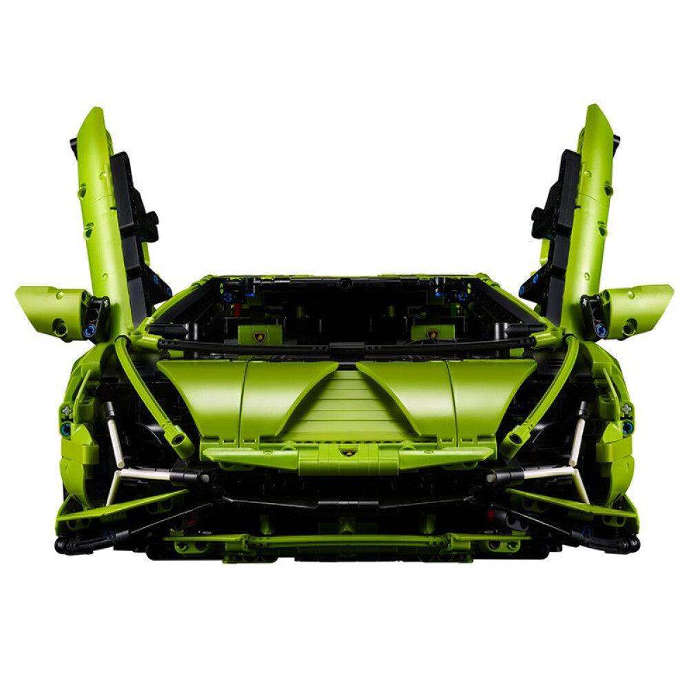 Green Car Building Block Bricks Toy for Adults Kids