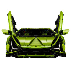 Green Car Building Block Bricks Toy for Adults Kids