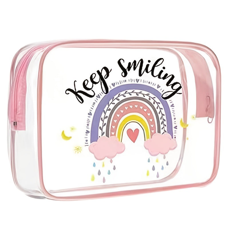 Transparent PVC Cosmetics Bag Waterproof Makeup Pouch Toiletry Wash Organizer