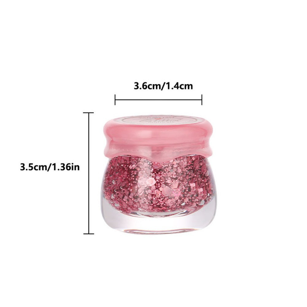 Glitter Eyeshadow Gel Cream Pearly Sequins Pigment Body Face Sparkle