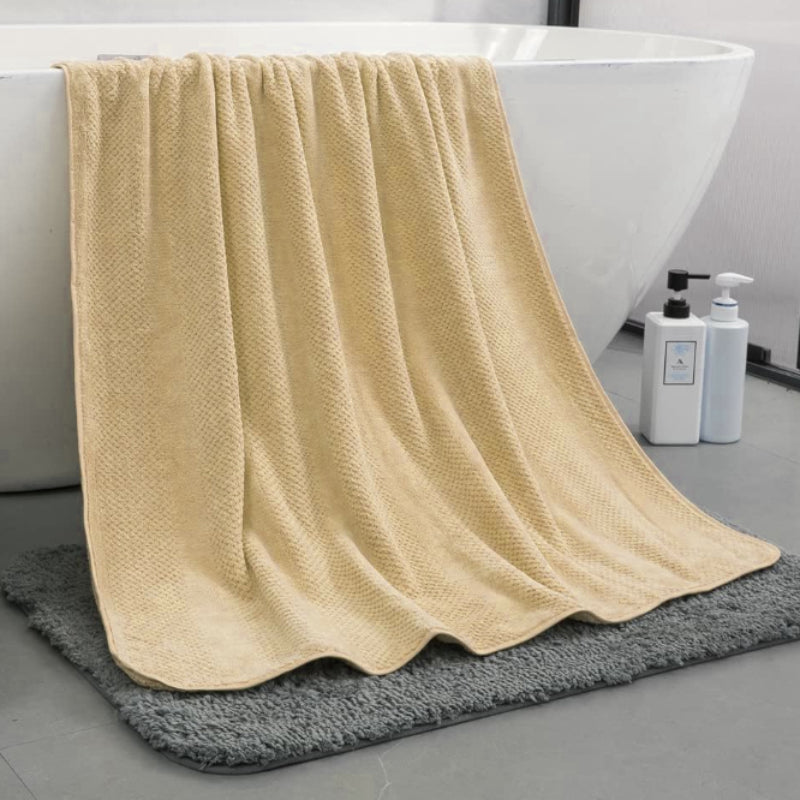 Microfiber Bath Sheet Solid Large Towel Quick Dry Highly Absorbent
