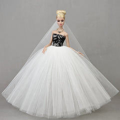 Fairy Princess Wedding Dress Doll Clothes