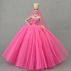 Fairy Princess Wedding Dress Doll Clothes