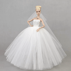 Fairy Princess Wedding Dress Doll Clothes