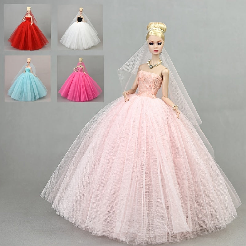 Fairy Princess Wedding Dress Doll Clothes