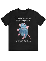Men's Funny Animals Print Tee Comfy Crew Neck Shirt