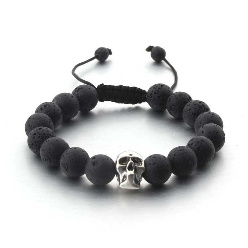 Skull Head Hand String Bracelet Halloween Jewelry Gift