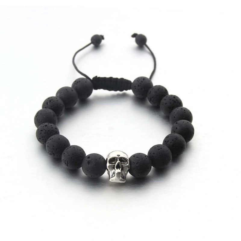Skull Head Hand String Bracelet Halloween Jewelry Gift