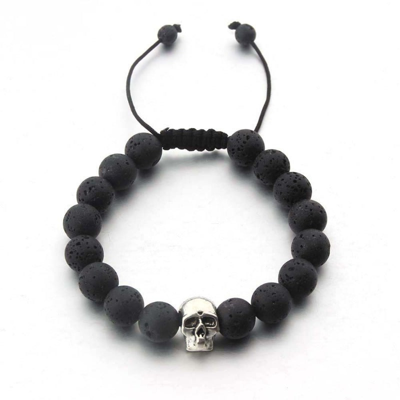 Skull Head Hand String Bracelet Halloween Jewelry Gift